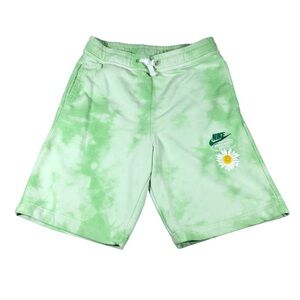 Nike Shorts Mens XL Green Tie Dye Have A Nike Day French Terry Lounge DN3839-332